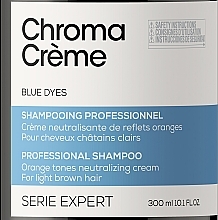 Blue Pigment Cream Shampoo - L'Oreal Professionnel Serie Expert Chroma Creme Professional Shampoo Blue Dyes — photo N4