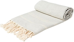 Hammam towel, beige - Yeye Soft Basic — photo N1