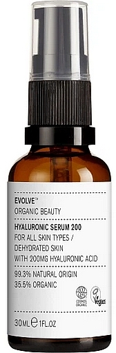 Face Serum - Evolve Organic Beauty Hyaluronic Serum 200 — photo N2