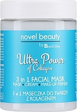 3-in-1 Face Mask with Collagen - Fergio Bellaro Novel Beauty Ultra Power Facial Mask — photo N1