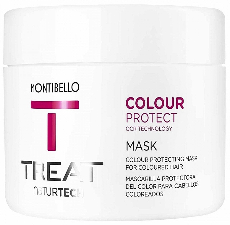 Mask for Colored Hair - Montibello Treat NaturTech Colour Protect Mask — photo N16