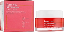 Fragrances, Perfumes, Cosmetics Brightening Anti-Wrinkle Face Cream "Caviar" - FarmStay DR.V8 Solution Caviar Cream