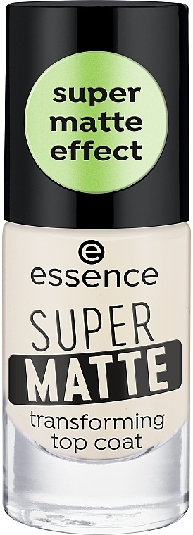 Super Matte Top Coat - Essence Super Matte Transforming Top Coat — photo N2