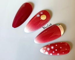 False Nails - Deni Carte Pasde Tipsy Xmas 5784 Red — photo N4