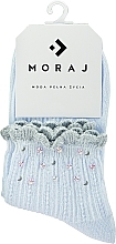 Fragrances, Perfumes, Cosmetics Women Socks, 1 pair, light blue - Moraj