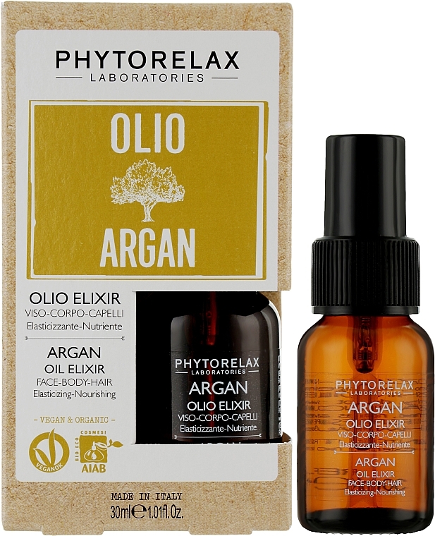 Argan Oil Face Elixir - Phytorelax Laboratories Olio di Argan Elixir — photo N14