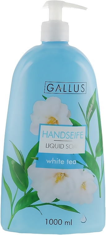 Liquid Hand Soap "White Tea" - Gallus Soap — photo N1