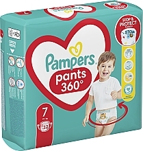 Diaper Pants, size 7, 17 kg, 32 pcs - Pampers — photo N15