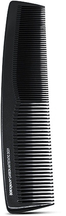 Hair Comb DC01, black - Denman Carbon Large Dressing Comb — photo N1