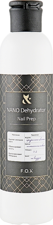 Hands & Nails Disinfector and Degreaser - F.O.X Nail Prep — photo N3