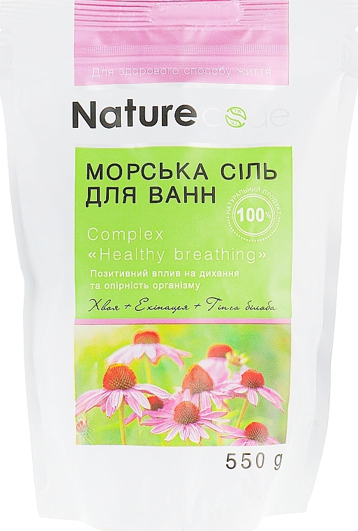 Bath Sea Salt - Nature Code Healthy Breathing — photo N1