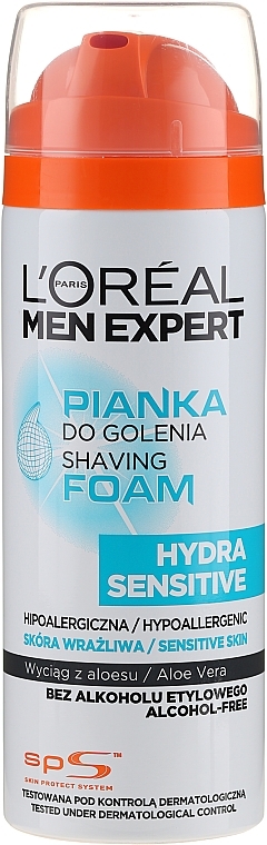 Shaving Foam for Sensitive Skin - L'Oreal Paris Men Expert — photo N2