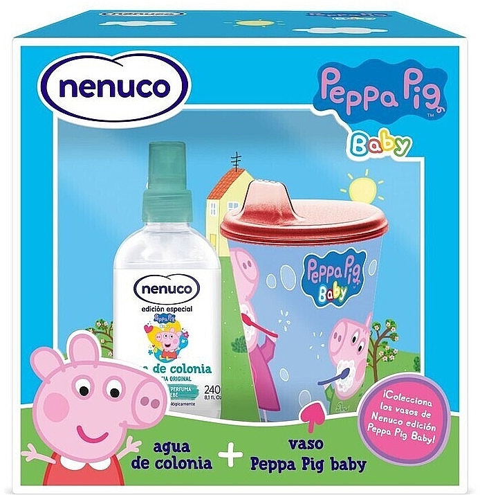 Nenuco Agua De Colonia & Peppa Pig - Set (odc/240ml + cup) — photo N1