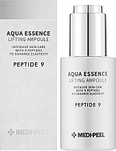 Face Serum with Peptide Complex - MEDIPEEL Peptide 9 Aqua Essence Lifting Ampoule — photo N1