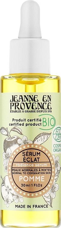 Apple Face Glow Serum - Jeanne en Provence BIO Apple Radiance Serum — photo N1