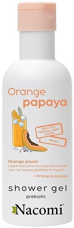 Orange & Papaya Shower Gel - Nacomi Orange & Papaya Shower Gel — photo N2