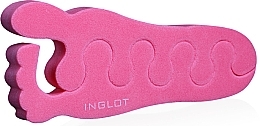 Toe Separator, foot shaped, pink - Inglot Toe Separator — photo N1