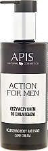 Nourishing Body and Hand Care Cream - APIS Professional Action For Men  — photo N3