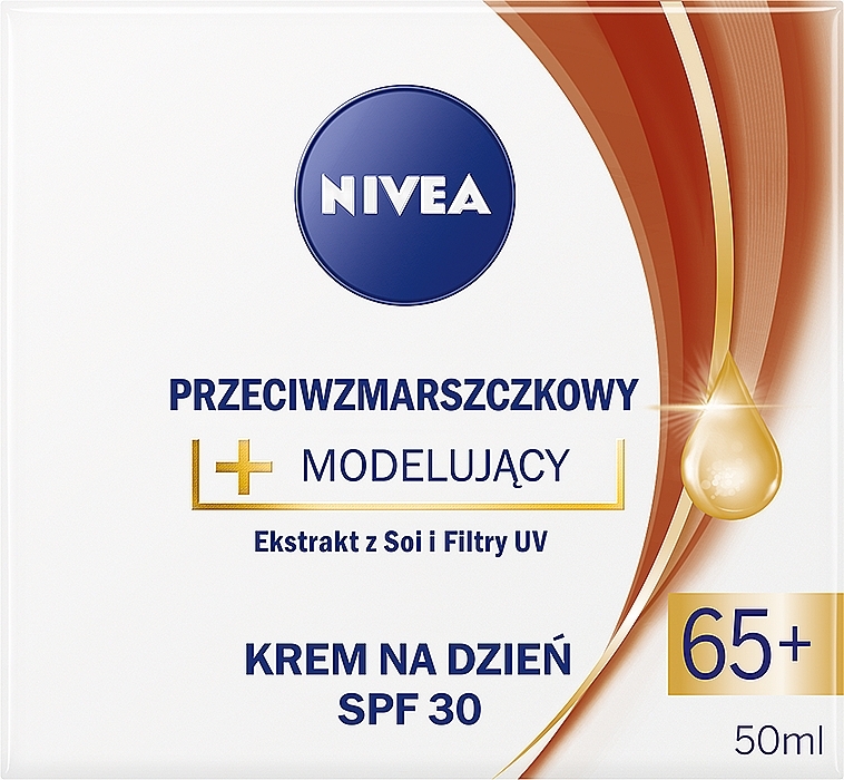 Set - Nivea Anti-Wrinkle 65+ (d/cr/50ml + n/cr/50ml) — photo N2