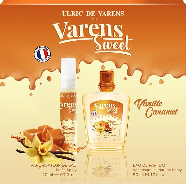 Ulric de Varens Varens Sweet Vanilla Caramel - Set (edp/50ml + edp/20ml) — photo N1