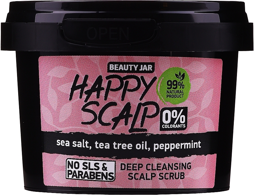 Cleansing Scalp Scrub - Beauty Jar Happy Skalp Deep Cleansing Scalp Scrub — photo N2
