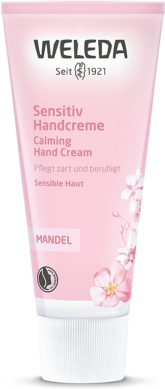 Delicate Almond Hand Cream - Weleda Mandel Sensitiv Handcreme — photo N1