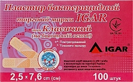 Fragrances, Perfumes, Cosmetics Bactericidal Cotton Patch "Classic", 2.5x6.7 cm, 100pcs - Igar