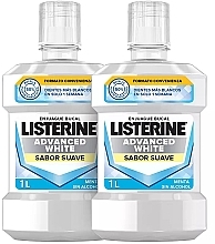 Fragrances, Perfumes, Cosmetics Set - Listerine Advanced White Mild Flavor (mouthwash/2x1000ml)