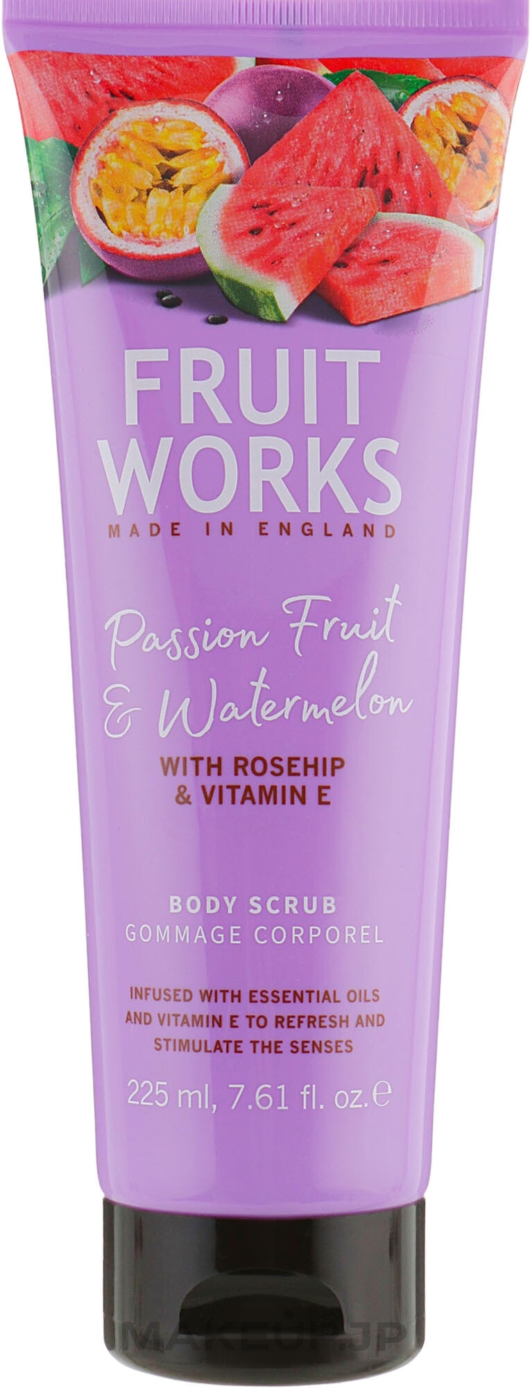 Passion Fruit & Watermelon Body Scrub - Grace Cole Fruit Works Body Scrub Passion Fruit & Watermelon — photo 225 ml