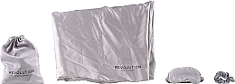 Sleep Set, 3 items, silver - Revolution Haircare The Beauty Sleep Satin — photo N2