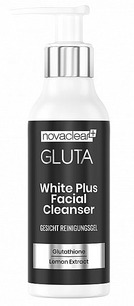 Face Cleansing Gel - Novaclear Gluta White Plus Facial Cleanser — photo N1