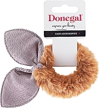 Fragrances, Perfumes, Cosmetics Hair Tie, 1 pc, FA5678, soft, light-brown - Donegal