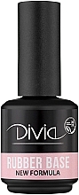 Rubber Nail Base - Divia Rubber Base New Formula — photo N1