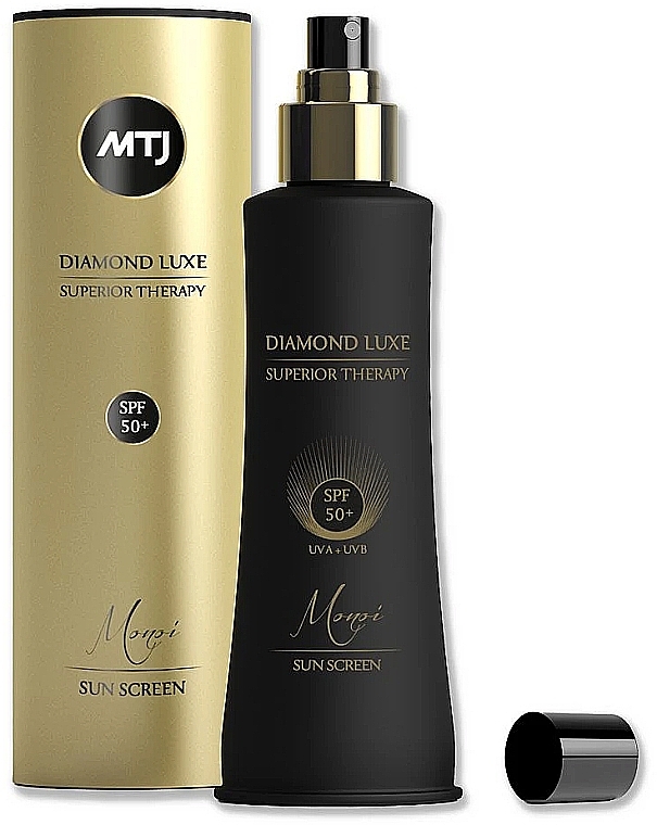 Sunscreen Body Spray SPF50 - MTJ Cosmetics Superior Therapy Sun Diamond luxe LUXE SPF50 UVA+UVB Monoi — photo N2