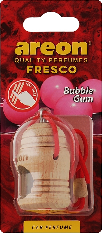 Car Air Freshener 'Bubble' - Areon Fresco Bubble Gum — photo N1