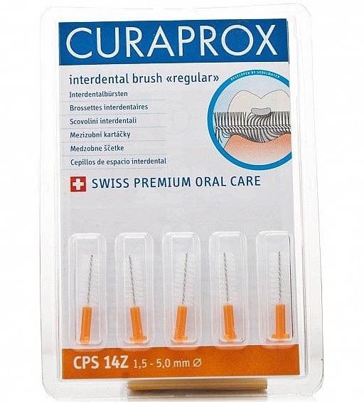 Orthodontic Interdental Brush Set "Regular", 1.5mm - Curaprox — photo N1