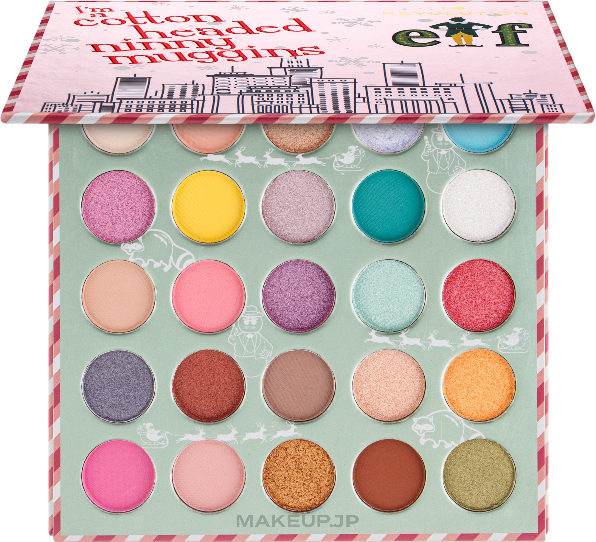 Eyeshadow Palette - I Heart Revolution Elf Eyeshadow Palette Ninny Muggins — photo 11.25 g