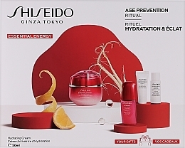 Fragrances, Perfumes, Cosmetics Set - Shiseido Essential Energy Value Set (f/cr/50ml + foam/5ml + f/lot/7ml + conc/10ml)