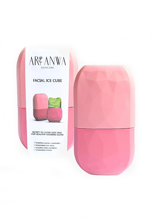 Face Care Ice Cube - ARI ANWA Skincare Facial Ice Cube Rose — photo N1