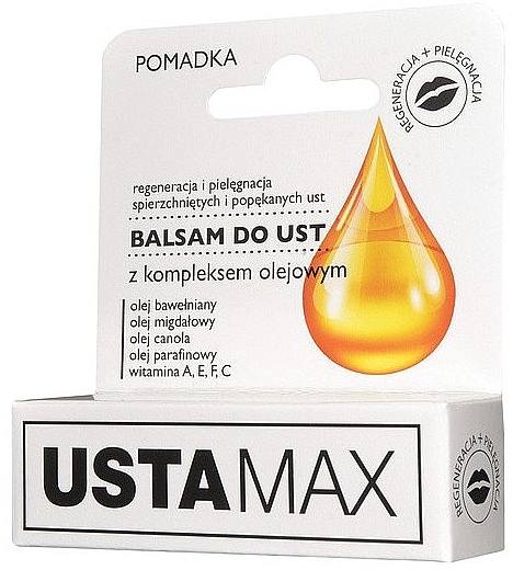 Oil Complex Lip Balm - MaXmedical UstaMax Lip Balm With Oil Complex — photo N2