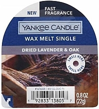 Scented Wax - Yankee Candle Dried Lavender & Oak Wax Melt Single — photo N6