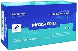 Fragrances, Perfumes, Cosmetics Self-Sealing Sterilization Bag, 9 x 16.5 cm - MediSterill Self-Sealing Sterilization Pouch