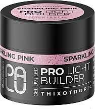 Builder Gel - Palu Pro Light Builder Gel Sparkling Pink  — photo N1