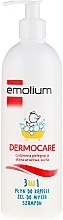 3-in-1 Washing Shampoo-Gel - Emolium Dermocare — photo N2