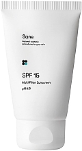 Day Cream with SPF15 - Sane SPF 15 Multi-Filter Sunscreen pH 6.5 — photo N3