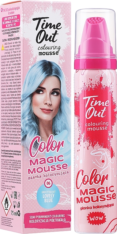 Coloring Hair Mousse - Time Out Color Magic Mousse — photo N2