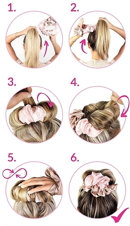 Hair Curling Scrunchie - Brushworks Heatless Curling Scrunchie — photo N3