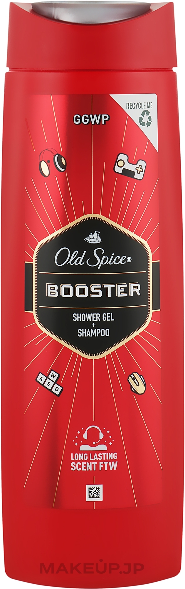 Shower Gel-Shampoo - Old Spice Booster Shower Gel + Shampoo — photo 400 ml