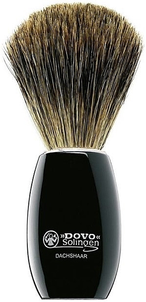 Shaving Brush, black acrylic - Dovo Black Acrylic Shaving Brush — photo N1