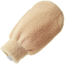 Exfoliating Spa Mitt, beige - Hydrea London Professional Exfoliating Spa Mitt Cream — photo N2